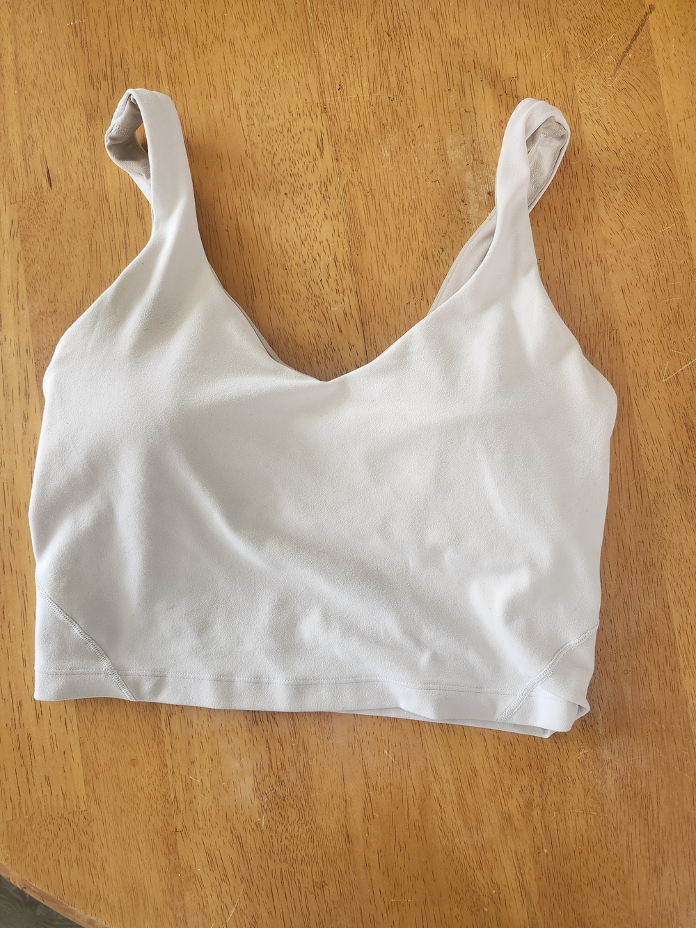 lululemon Align Tank | White & Nude | Nulu Fabric | Size 6